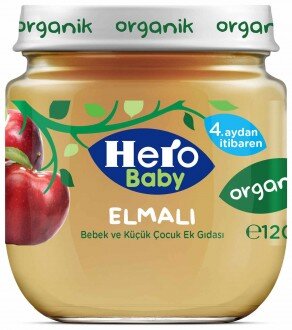 Hero Baby Organik Elmalı 120 gr Kavanoz Mama kullananlar yorumlar